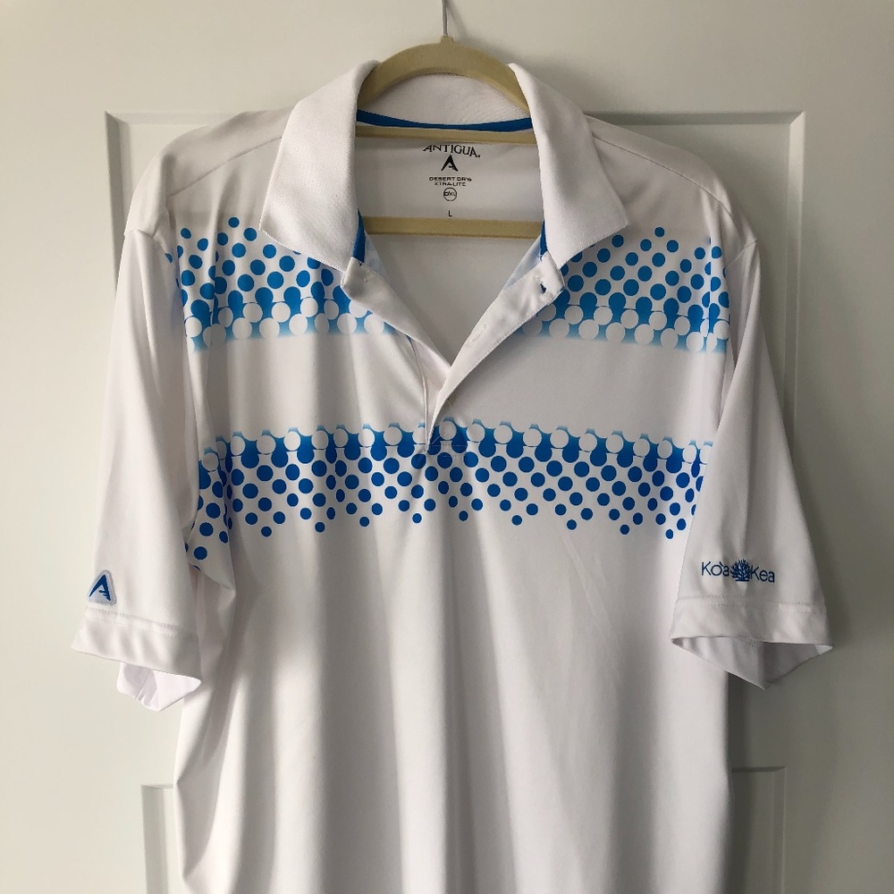 Large Men's Antigua Desert Dry, XtraLite Golf Polo